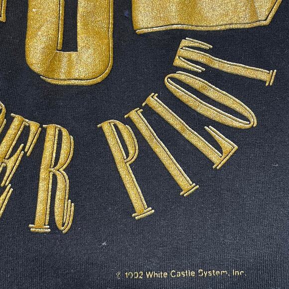 Vintage 90s White Castle Slyder Pilot Single Stitch Shirt Adult XL - Picture 2 of 4